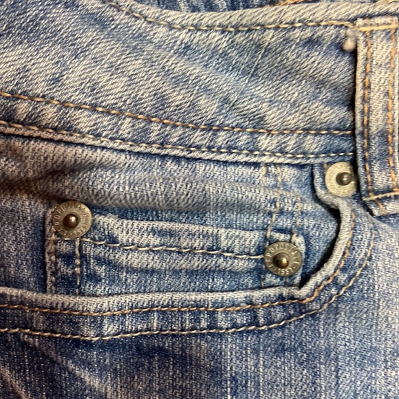 AEROPOSTALE CHELSEA BOOTCUT 1/2 Short Woman’s Jeans 99%Cotton 1%Spandex 3for$15 - Picture 7 of 11